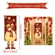 thumbnail image 3 of Bandera colgante de Papá Noel, decoraciones navideñas para el hogar, adornos navideños 2024, regalos de Navidad y Año Nuevo 2025, 3 of 5
