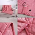 thumbnail image 3 of Electric Blanket Queen Size, USB Heated Blanket Machine Washable, Super Cozy Soft Electric Heated Shawl, 3 Heating Levels Auto Shutoff (Color : Pink, Size : 75 * 120cm), 3 of 7