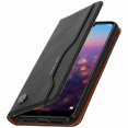 thumbnail image 2 of Genuine Leather Folio Case with Video Stand for P20 Pro, 2 of 5