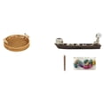 thumbnail image 1 of Cesta De Fruta Tejida Con Forma De Calavera, Quemador De Incienso, Cuenco Para Servir Aperitivos, Decoración De Halloween, Escultura, Plato De Pan, Adorno De Mesa, Soporte Para Cono De, 1 of 8