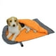 thumbnail image 1 of Saco de dormir para perros con bolsa de almacenamiento, cama para perros impermeable, cálida y plegable para viajes, Camping, senderismo, mochilero (gris + naranja), 1 of 5