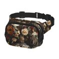 thumbnail image 2 of Balery Vintage Floral Vase A Mochila Cinturón para Mujeres y Hombres, Bolsa de Cintura Impermeable de Doble Capa con Correa, 2 of 9