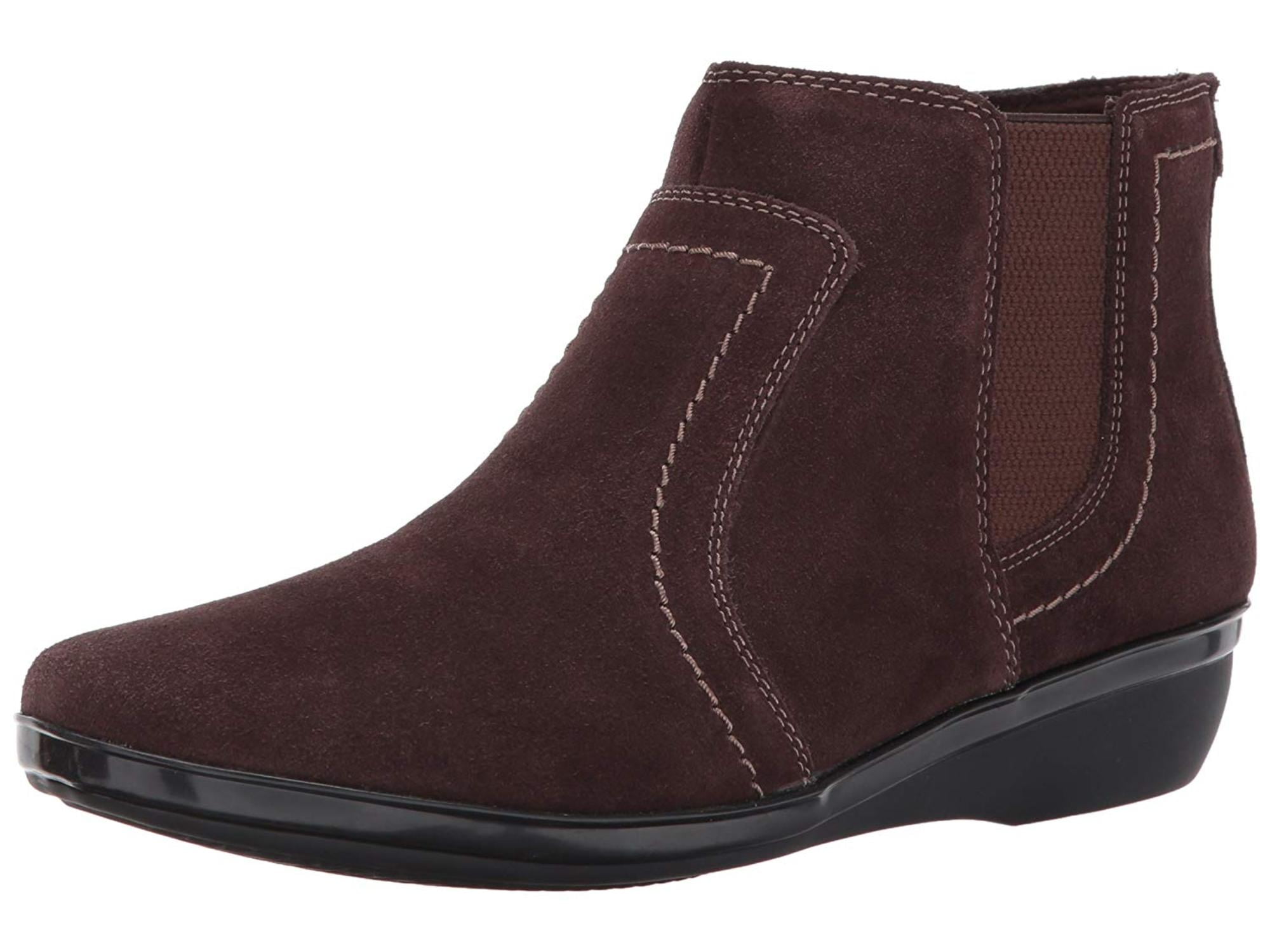 Clarks Womens Everlay Leigh Closed Toe Ankle Fashion Boots - Walmart.com