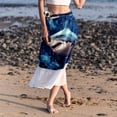 thumbnail image 6 of Shark Stunning Chiffon Women's Summer Beach Dresses with Polyester Straps, 6 of 6