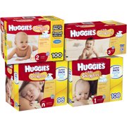 Huggies Little Snugglers Diapers, Super Pack (Choose Your Size)