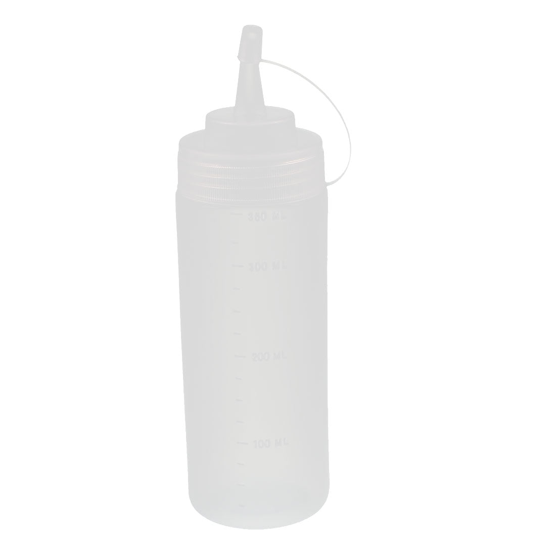 360ml 12oz Clear Plastic Food Squeeze Bottles Condiment Ketchup Mustard Oil Salt by
