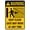 Warning Sign 6, variant on Warning Keep Clear Gate May Move at Any Time Sign - 8"x12" Vintage Metal Warning Sign, Gate Safety Decor for Home Farm Bar Coffee Shop Club Outdoor