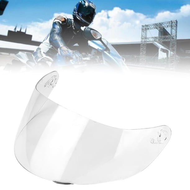 Protector contra el viento para motocicleta, visera de lente para casco, protector de cara completa para AGV K1 K3 SV K5 K5‑S, transparente