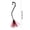 Red, variant on Racsoh Red Halloween Witch Broomstick Prop, Detachable Plastic Wizard Broom with Mesh Tail, Party Decor Accessory for Halloween Theme Events