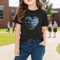 thumbnail image 6 of Piuwrlz 4 T Girls Short T-Shirts Sleeve Toddler Graphic Shirts Tops Pullover Black Size 4 Years, 6 of 10