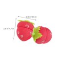 thumbnail image 2 of FENGGUIQU 18 Pcs Rouleaux Éponge en Forme de Fraise Ensemble de Bouclage Sans Chaleur pour Usage Domestique Rouge, 2 of 7