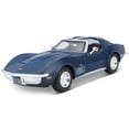 thumbnail image 2 of 1970 Chevrolet Corvette Blue 1/24 Diecast Model Car by Maisto, 2 of 3