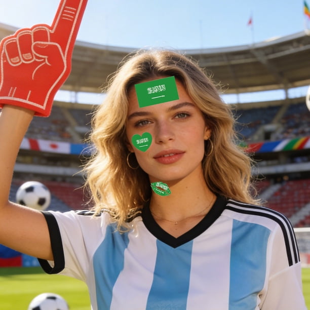 Pegatinas de tatuajes de fútbol americano para aficionados Pack 10 – Tatuajes temporales con diseños de banderas para fiestas de fútbol, días de partido, decoraciones de bar, cara y cuerpo