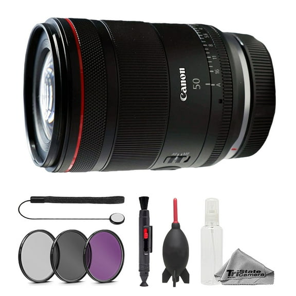 Canon RF 50mm f/1.4 L VCM Lens - 7pc Essentials Bundle (International Version)