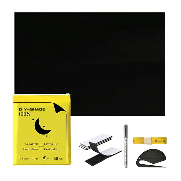 Persianas opacas para ventanas DIY, privacidad, portátiles, extraíbles, para el día. 1.45mx3.5m