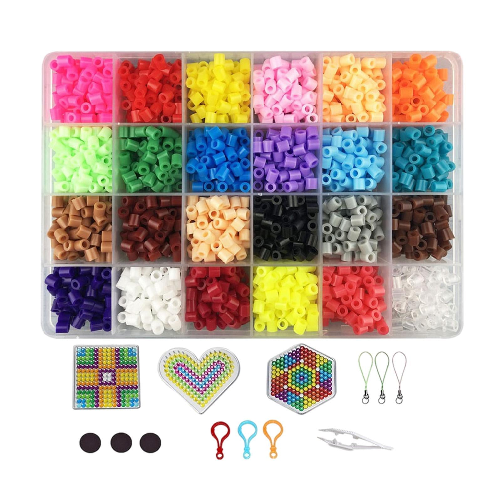 Hama Fuse Beads Kit Perler Beads W/ Patterns 2.6mm Fusion Activity Toy Hama Beads 