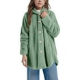 thumbnail image 2 of FDDMis Sherpa Jacket Girls Winter Coat 5t Toddler Sherpa Boys Hoodies Size 14-16 Girls Size 7 Clothes 18-24 Month Boy Clothes Winter Teen Clothes, Green 12-13 Years, 2 of 8