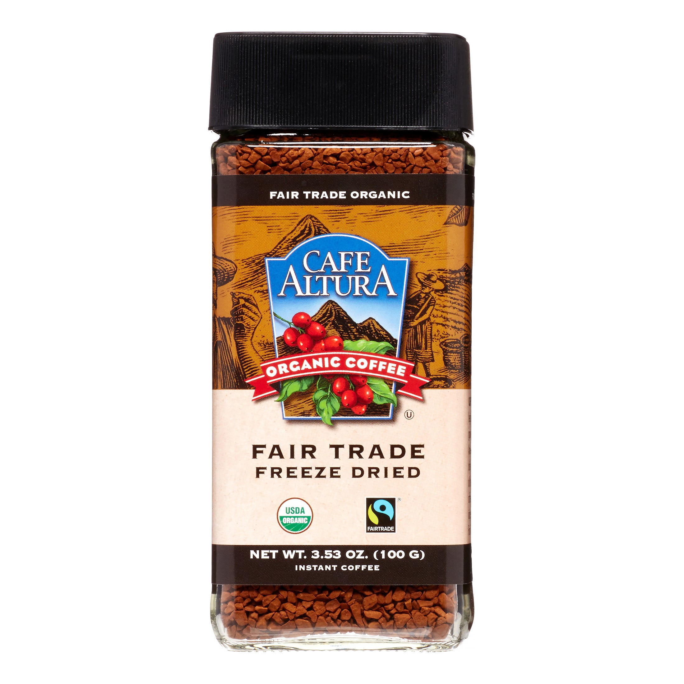 Café Altura Medium Roast Freeze Dried Instant Coffee