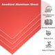 thumbnail image 2 of 3.3x2.1x1/32inch Anodized Aluminum Sheet,10Pcs Metal Rectangle Aluminum Plate 0.8mm Thick Engraving Blanks for Laser A, 2 of 5
