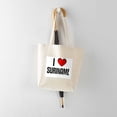 thumbnail image 5 of CafePress - I LOVE SURINAME Tote Bag - Unisex Canvas Tote Bag, Beige, 1-Piece, 5 of 7