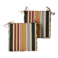 thumbnail image 4 of Greendale Home Fashions Outdoor 18'' x 18'' Square Seat Pad, Set of 2, Russet Floral, 4 of 78