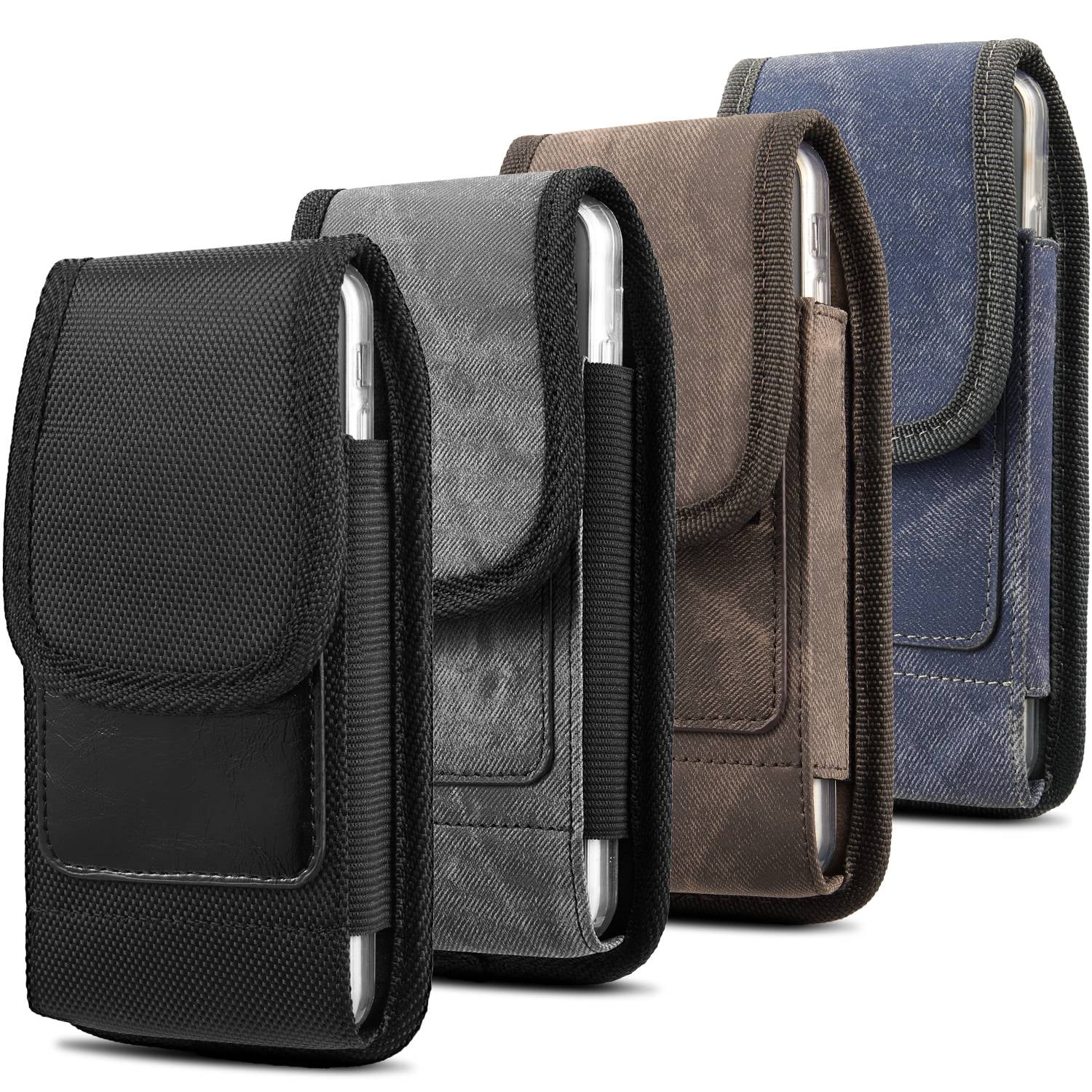 LUXMO Universal Pouch Holster for iPhone 8 7 Plus, Vertical Belt Clip