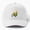 White, variant on Farmer Superpower Baseball Cap, Giant Corn Grower Agriculture Design, Classic Hat