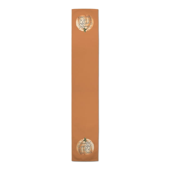 Creative Products Grateful for all at this Table 16x90 Cotton Twill Table Runner