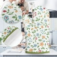 thumbnail image 2 of Gloves Oven Heat Mitts Kitchen Microwave Cooking Pot Proof Protected Pad Kitchen，Dining & Bar, 2 of 6