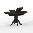 thumbnail image 5 of Glenwillow Home 5PC Dining Set - Oval Butterfly Leaf Table + Dbl X-Back Chairs - Dark Walnut, 5 of 10
