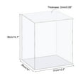thumbnail image 2 of Muestra Estuche Caja Acrílico Caja Transparente Polvo Prueba Protección Vitrina 31x26x36cm para Coleccionables, 2 of 5