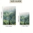 thumbnail image 3 of 3pcs Landscape Chinese Style Forest Green Canvas Painting Posters And Prints Wall Art Living Room Decor, 3 of 4