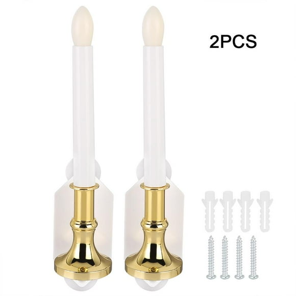 Peahefy Candle Light Decoration, Candle Light, Solar Power 2Pcs Candle Light, Exhibition For Gardens Birthday Banquets Shop Backyards Party Decor