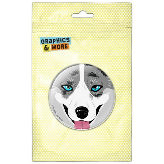 Cardigan Welsh Corgi Face Blue Merle Dog Refrigerator Button Magnet