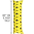 thumbnail image 2 of Iowa Hawkeyes Big Comfy Body Pillow - 20" x 60", 2 of 2