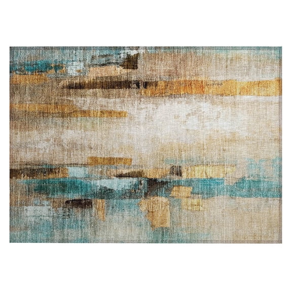 Dalyn Rugs Machine Washable Indoor/Outdoor Chantille ACN2020 Beige 1'8" x 2'6" Rug