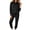 A Black, variant on 2 Piece Lounge Sets for Women Matching Sweatsuits | Oversized Hoodies & ankle banded Sweatpants,Casual Sweat Set,Workout Tracksuit,Airport Travel Outfits,Fashion Fall Clothes