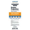 thumbnail image 3 of Nutricost Empty Capsules Gelatin Size 00 - 1,000 Clear Empty 00 Gelatin Supplement Capsules, 3 of 4