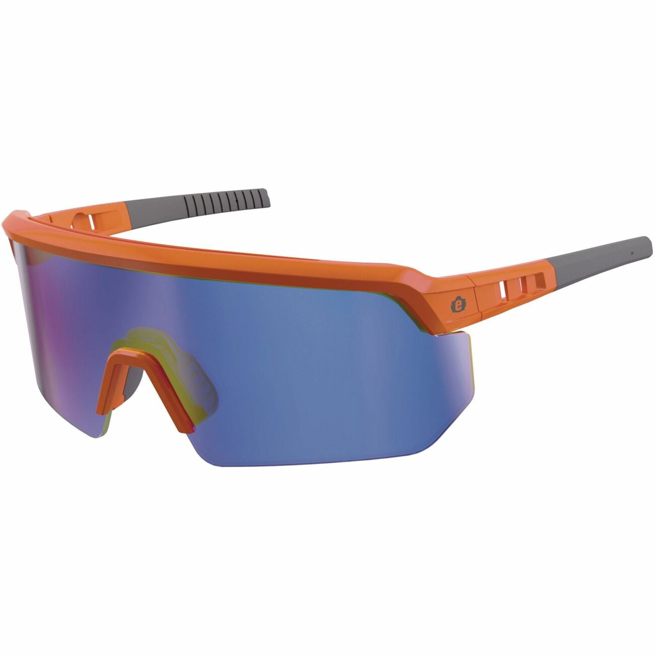 SPR EGO55021 Skullerz Half Frame Safety Glasses, Blue & Orange