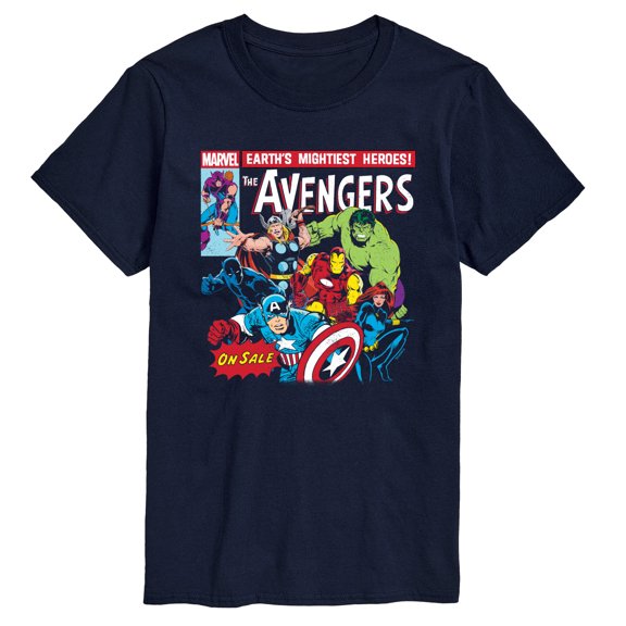 Marvel - Avengers Retro Comic - Men's Short Sleeve Graphic T-Shirt