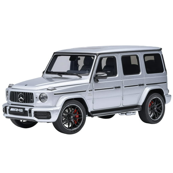 2019 Mercedes-Benz AMG G63 Iridium Silver Metallic 1/18 Model Car by Autoart