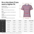thumbnail image 4 of Bixox Men's American Patriotic Stars And Stripes Printed Short Sleeve Skinny Athletic T-Shirt, 4 of 6