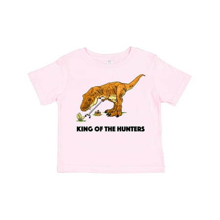 

Inktastic T-Rex King of the Mushroom Hunters Gift Toddler Boy or Toddler Girl T-Shirt