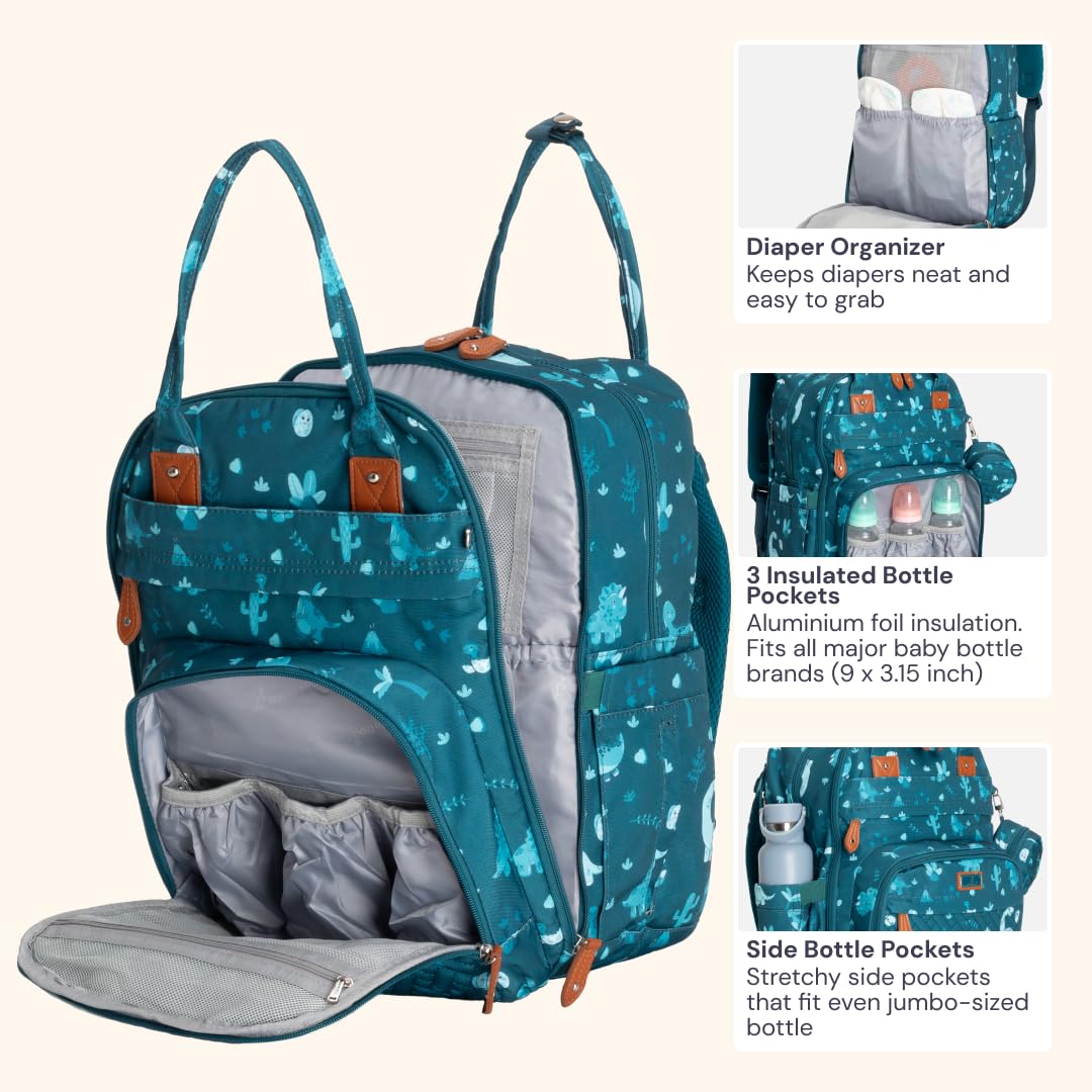 BabbleRoo Original Diaper Bag Backpack 26L photo 8