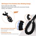 thumbnail image 1 of Cuerda de nailon para caminar con tazón plegable para perros cuerda Likrtyny reflectante para entrenamiento de perros con asa correas de seguridad para perros accesorios durade, 1 of 4