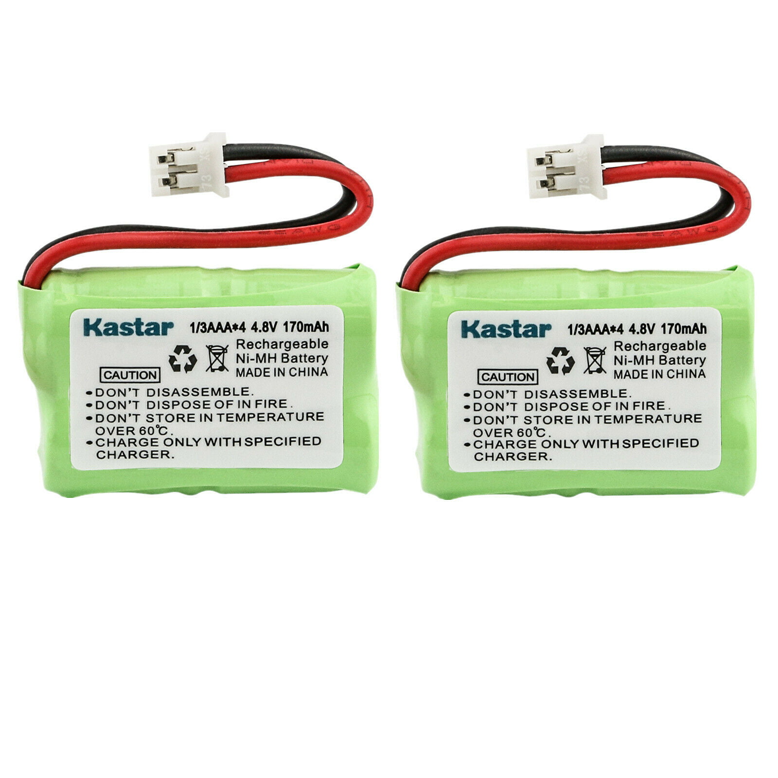 2-Pack HQRP Battery for SportDOG SDT00-11907 MH120AAAL4GC DC-17 Collar Receiver 