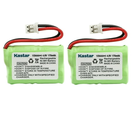 Kastar 2-Pack 4.8V 170mAh Ni-MH Battery Replacement Dogtra FR200 FR-200P Collar Receiver, for Wetland Hunter SD-400, Wetland Hunter SD-800, Wetlandhunter SD-400 Camo, WetlandHunter SD-800 Camo