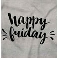 thumbnail image 2 of Happy Friday Weekend Vibes Fun TGIF Tank Top Tee Shirt Women Brisco Brands X, 2 of 5