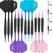 Cyeelife Ultimate Set of 100 Soft Tip Darts - 4 Vibrant Colors - 16g - Perfect for All Ages and Genders - The Ultimate Sport of Fun!