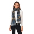 thumbnail image 2 of FORMRS Womens Scarf Winter Soft Long Big Warm Shawls Wrap Tassel Scarves, Elegant Geometric Pattern, 2 of 9